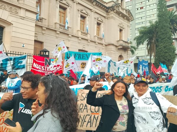 Desde el Frente 22 de Agosto celebran poder continuar percibiendo el Programa Volver al Trabajo