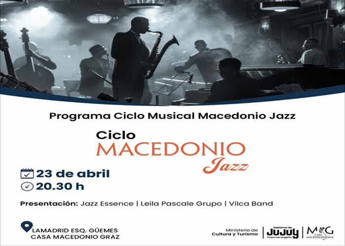 Este jueves comienza el «Macedonio Jazz 2026»