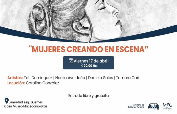 «Mujeres Creando en Escena», una noche de arte con cuatro artistas y creadoras locales