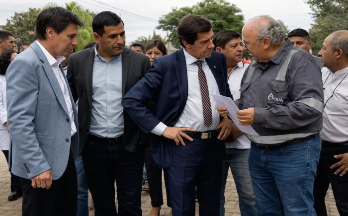 La empresa Agua Potable ejecuta una importante obra que beneficia a 195 familias de Pampa Blanca