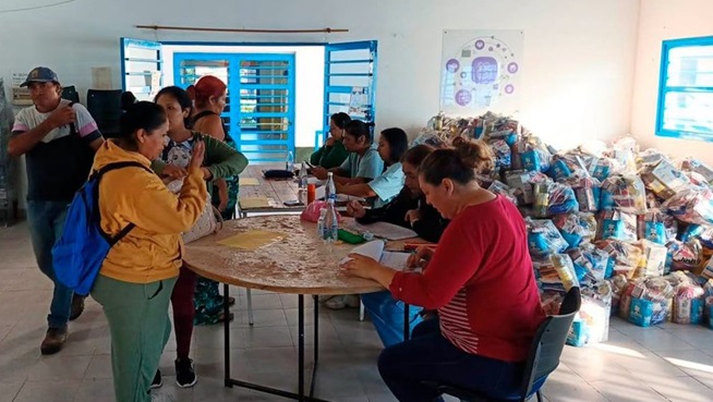 El programa «Comer en Casa» estuvo en el departamento San Pedro de Jujuy