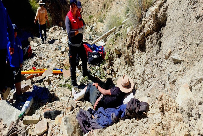 Milagro en Caspalá: Un hombre sobrevivió tras ser arrojado a un barranco por una vaca