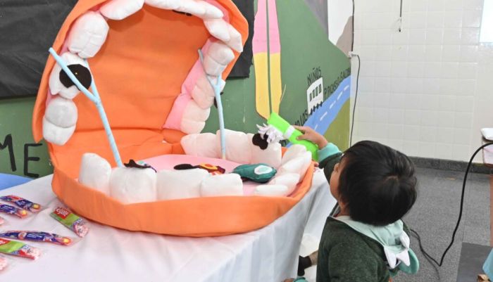 Salud bucal: Realizan controles odontológicos en los Centros de Desarrollo Infantil de Capital