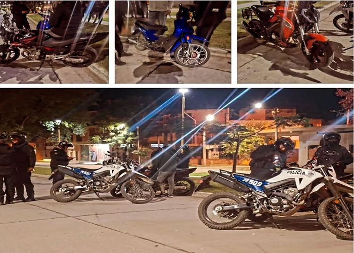 San Pedro: Operativo por picadas terminó con motos secuestradas
