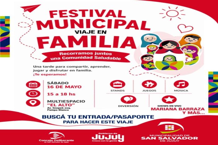 Alto Comedero celebrará el Día de la Familia con un gran festival municipal