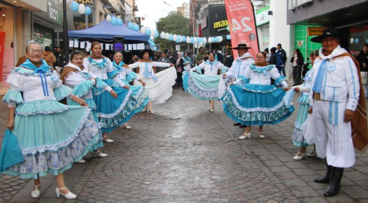 Semana de Mayo: Se realizó una “Jornada Patria” en Peatonal Belgrano