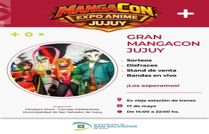 El Centro Cultural Manuel Belgrano será sede de una nueva edición de “MangaCon”
