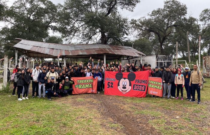 Estudiantes participaron de la segunda jornada del Trekking con la Promo 2026