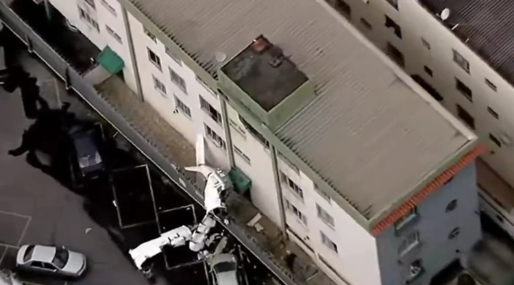Tragedia aérea en Brasil: Una avioneta se estrelló contra un edificio en Belo Horizonte