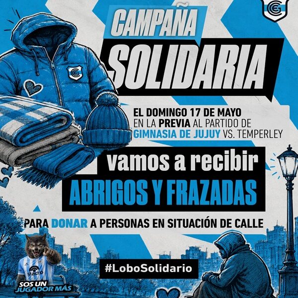 Gimnasia llevará a cabo una colecta de abrigos
