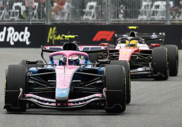 Colapinto en una de sus mejores actuaciones en la Fórmula 1 terminó octavo en el GP de Miami