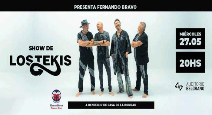 Los Tekis cantan a beneficio de Casa de la Bondad&hellip;