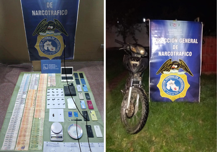 Narcomenudeo en Jujuy con 16 procedimientos, 5 demorados y más de 500 dosis secuestradas en una semana
