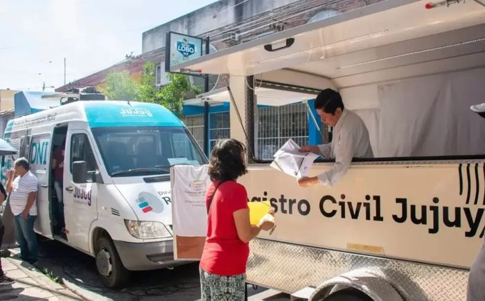 Este jueves la oficina móvil del Registro Civil realizará un operativo en San Pedro