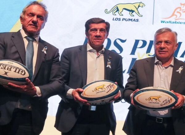 Sadir participó del lanzamiento oficial del test match con Australia que se jugará en Jujuy