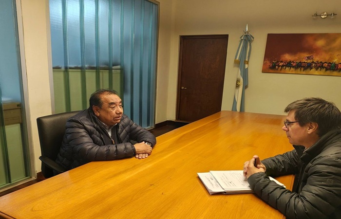 El ministro de Hacienda se reunió con el intendente de Purmamarca