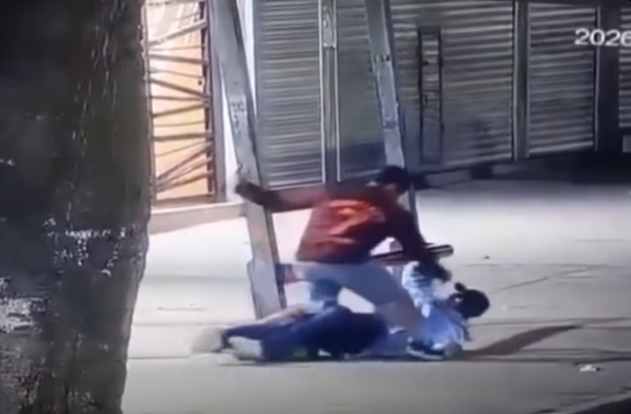 Un sujeto fue captado por las cámaras monitoreo en el asalto a un septuagenario