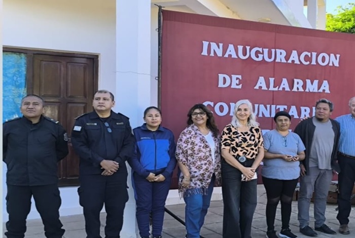 Inauguración de alarmas comunitarias en Santa Clara para reforzar la seguridad vecinal