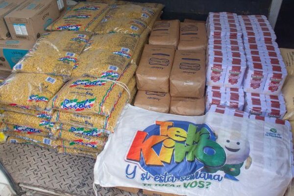 INPROJUY y Telekino entregaron una tonelada de alimentos a APPACE