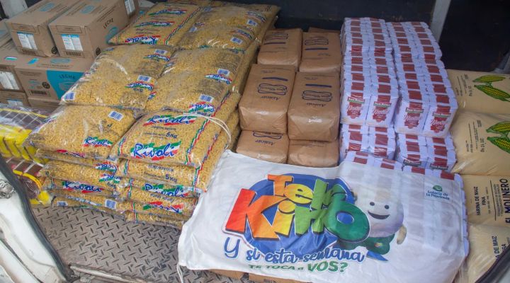 INPROJUY y Telekino entregaron una tonelada de alimentos a APPACE