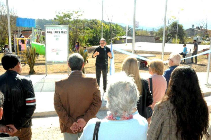 En el Día de la Ingeniería, quedó inaugurada la renovada Plaza Ingeniero Luis Más