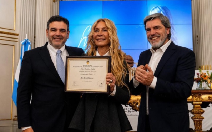 Cris Morena, reconocida como Personalidad Destacada de la Cultura en…