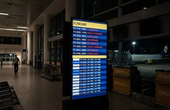 Flybondi de a poco deja de volar: Sólo tiene 6 frecuencias programadas con demoras y vuelos cerrados