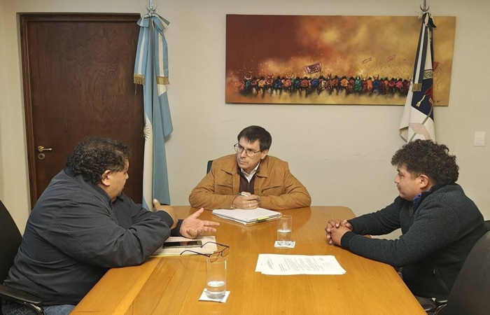 El ministro de Hacienda se reunió con referentes de Cieneguillas