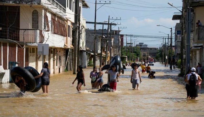 Lluvias en Ecuador dejan 19 fallecidos y más de 119.000 afectados