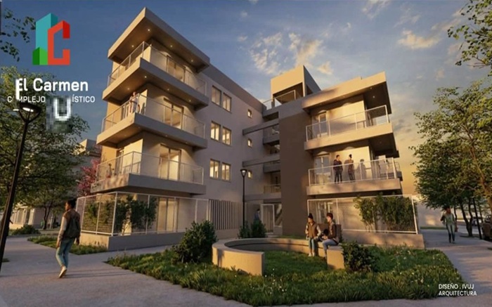 Sadir encabezó el inicio de obra de complejo habitacional de 45 departamentos en El Carmen