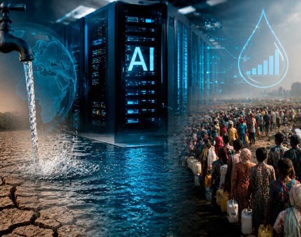 «La sequía de la IA»: En 2030 consumirá tanta agua como 1.300 millones de personas