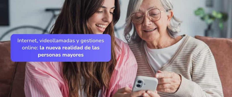 Internet, videollamadas y gestiones online: La nueva realidad de las…