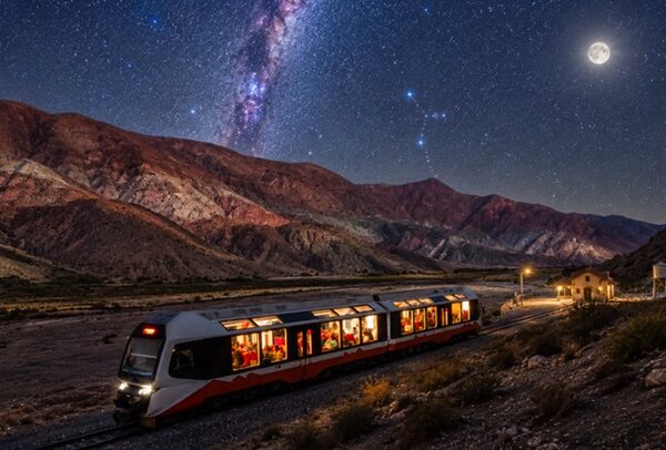 El «Tren Solar de la Quebrada» hará recorridos nocturnos para observar astros en el NOA