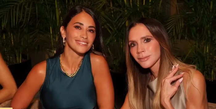 Antonela Roccuzzo brilló en la inauguración de la nueva boutique de Victoria Beckham en Miami