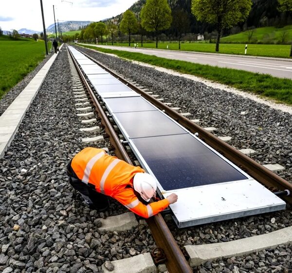La energía solar fotovoltaica en infraestructuras ferroviarias transforma el modelo de generación limpia europeo
