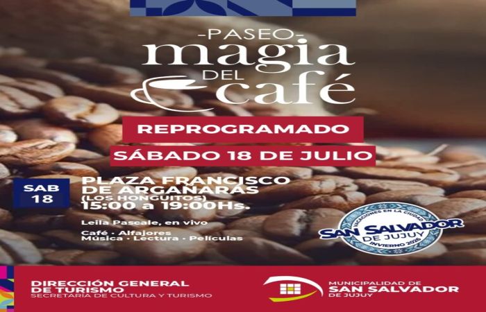 Por razones climáticas, reprograman el Paseo «La Magia del Café» para el 18 de julio