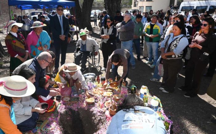 La Municipalidad de Capital celebró la Pachamama junto a sus trabajadores