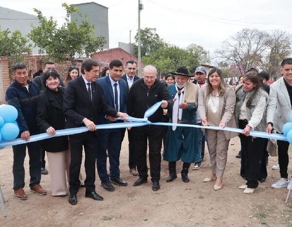 Sadir acompañó las Fiestas Patronales de Pampa Blanca e inauguró obras para la comunidad