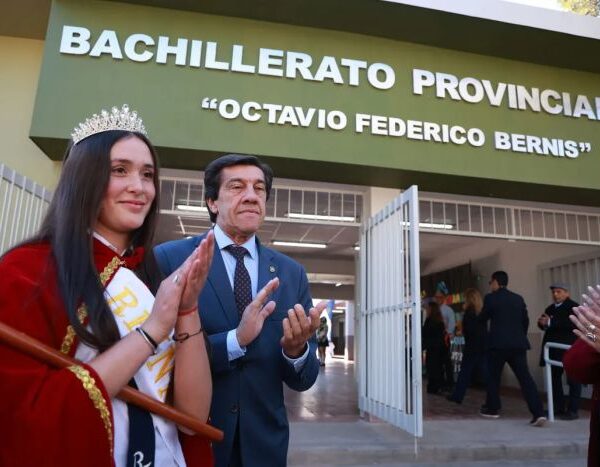 Sadir inauguró la ampliación y refacción integral del Bachillerato N° 5 de Palma Sola
