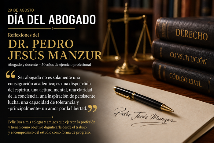 Reconocido profesional del Derecho de Jujuy compartió una reflexión sobre cinco décadas de ejercicio profesional