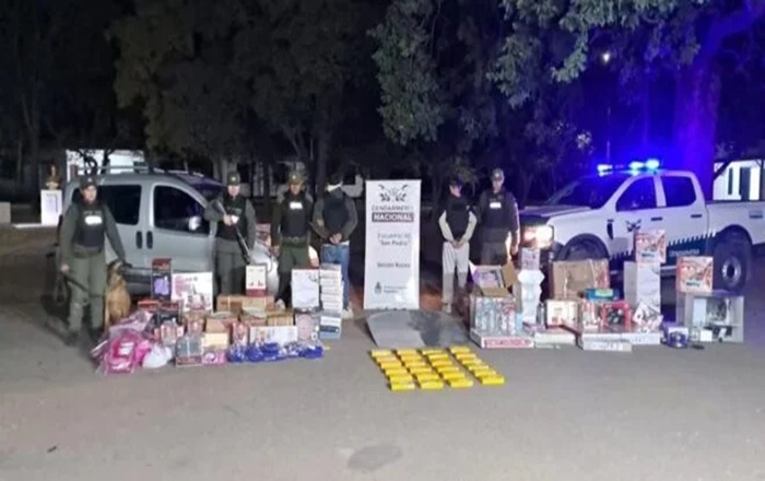 Más de 65 kilos de droga secuestran gendarmes en Tumbaya y San Pedro