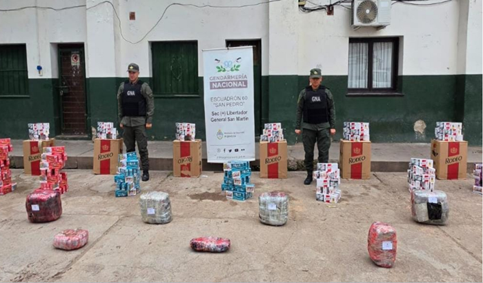 Al abrir encomiendas, gendarmes encontraron marihuana y cigarrillos