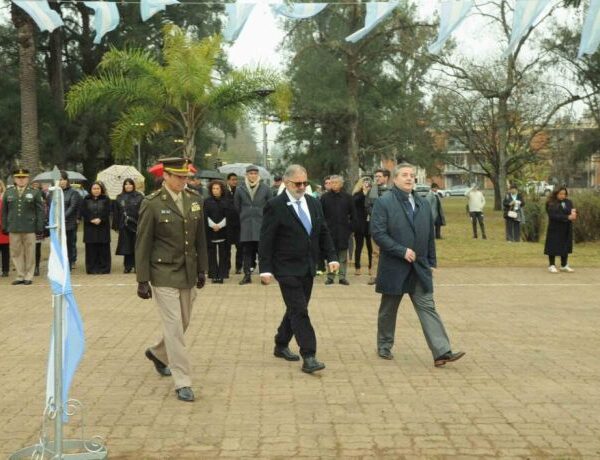 El intendente Jorge reivindicó el legado de San Martín durante el acto por el 176° aniversario de su fallecimiento