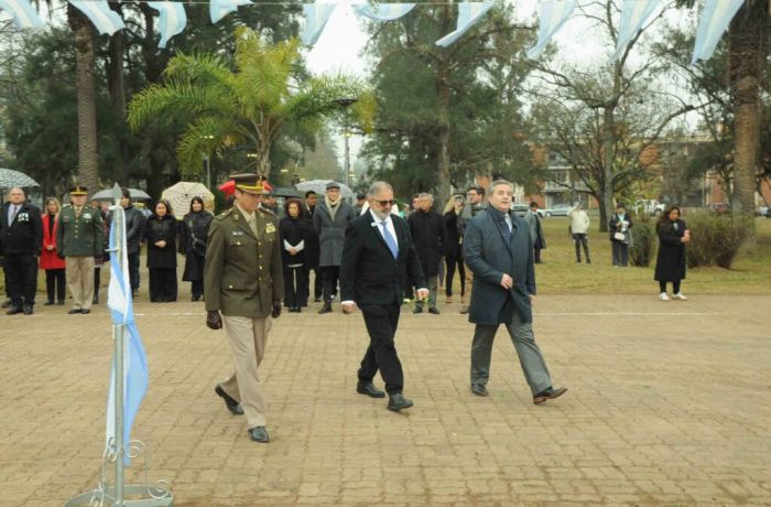 El intendente Jorge reivindicó el legado de San Martín durante…