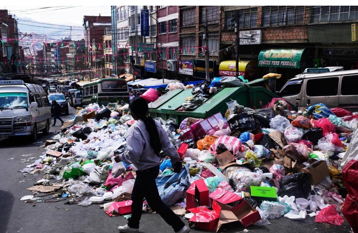 Crisis de residuos en La Paz: Acumulación de basura tras dos semanas de paro de recolectores