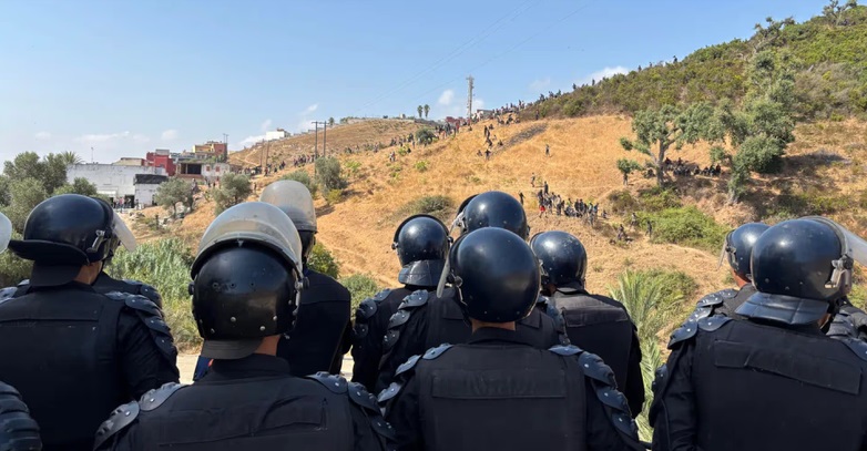 Blindaje fronterizo en Ceuta ante los llamados a una nueva irrupción masiva de migrantes
