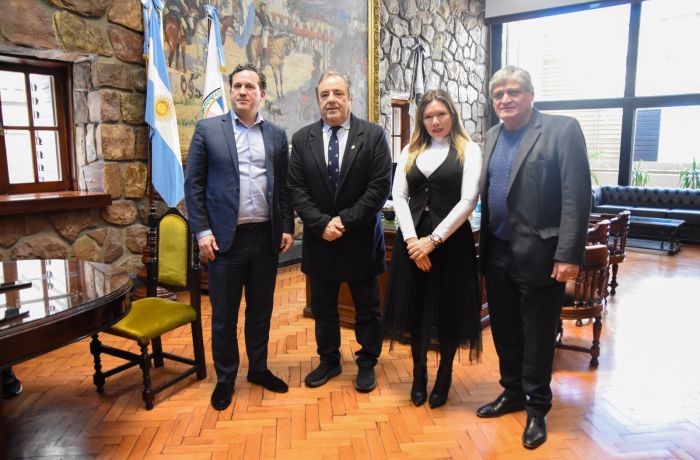 Bernis recibió al coordinador nacional del Parlamento Federal del Clima en la Legislatura