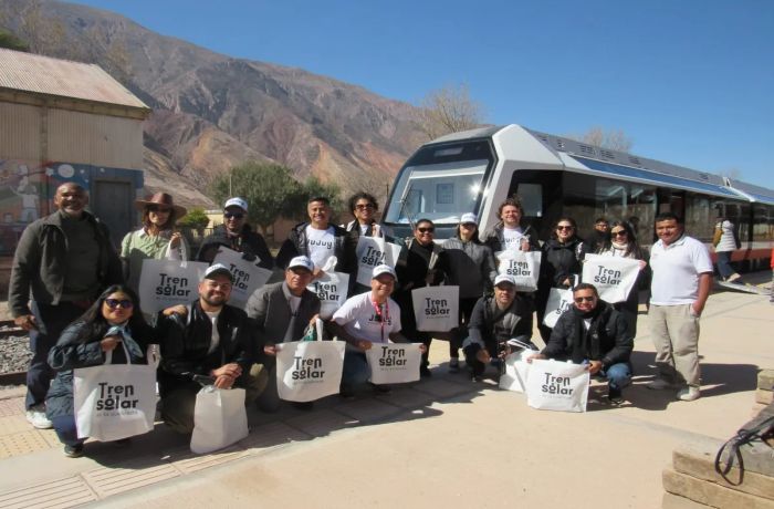 El Tren Solar recibió a periodistas especializados en turismo de toda Latinoamérica