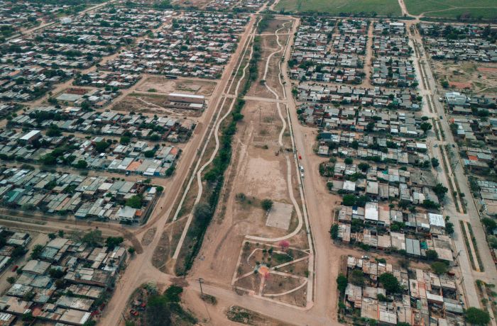El Parque Lineal II crece con bicisenda, iluminación y nuevos espacios para los vecinos de San Pedro