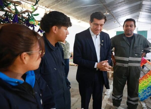 FNE: Sadir recorrió canchones y acompañó a los jóvenes en la construcción de carrozas
